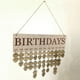 thumbnail image 4 of Monstrate Calendario de cumpleaños para colgar en la pared, tablero de cumpleaños Natural, manualidades decorativas, placa para el hogar, decoraciones, Decoración del hogar JM01066 Monstrate HA011576-06, 4 of 6