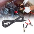 thumbnail image 4 of Cable de clip de cocodrilo DC macho a cable de clip de cocodrilo 12 V/24 V 70 W 2 piezas de alambre de cobre duradero para control industrial de equipos industriales ANGGREK Otros, 4 of 8