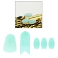 thumbnail image 3 of 1 Set Silicone Thumb Rest Pads, La Palma Key Riser Pads, Finger Guards Blue, 3 of 8