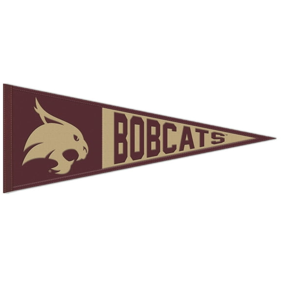 WinCraft Texas State Bobcats 13" x 32" Retro Logo Wool Pennant