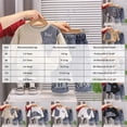 thumbnail image 4 of CAUYDY 3 6 9 12 18 Months 1-5T Infant Boys Coming Home Outfit Baby Long Sleeve Shirt and Elastic Sweatpants 2PCS Clothes Set Fall Winter Gift for Child Khaki for Sizes 1-2 Years, 4 of 9