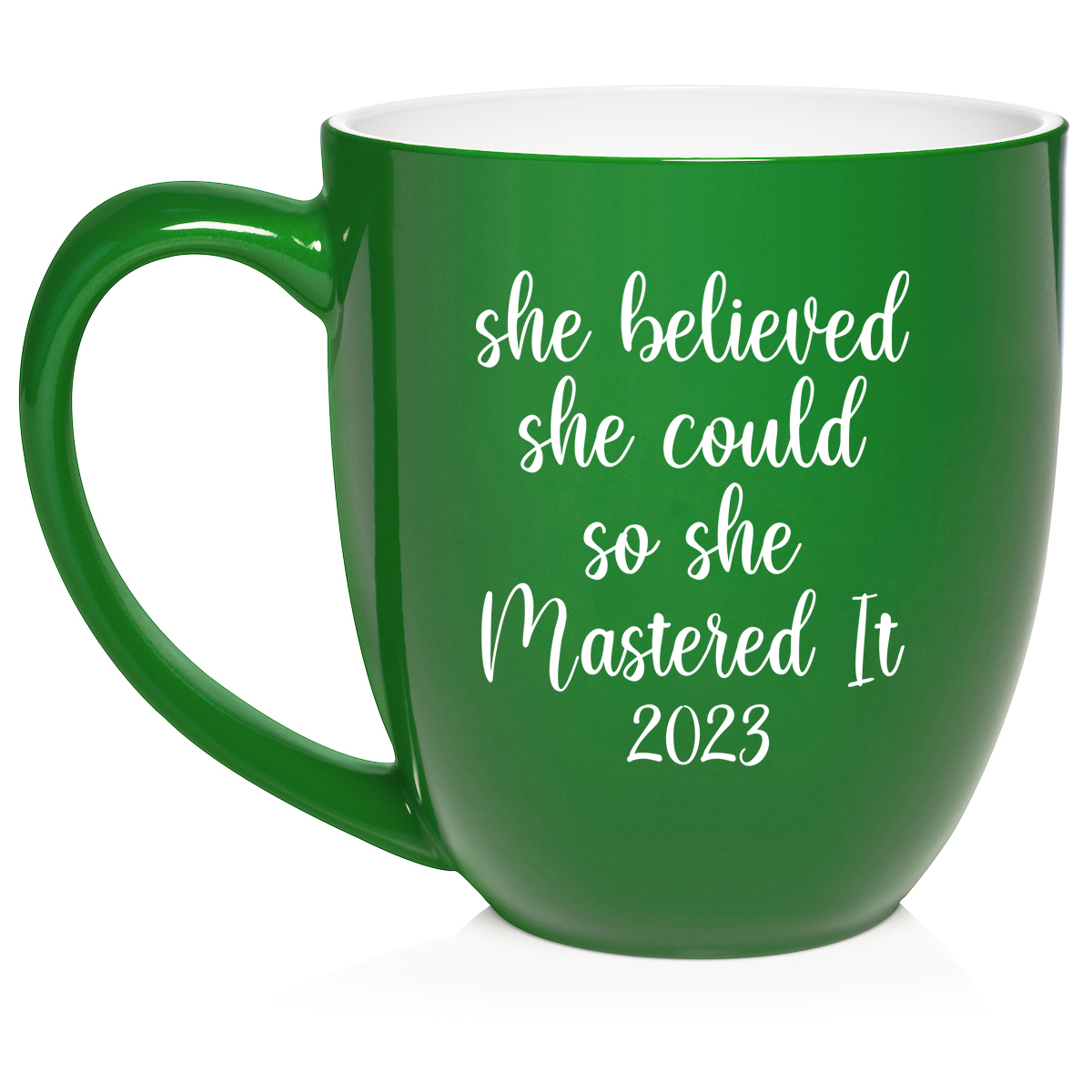 She Believed She Could So She Mastered It 2023 Ceramic Coffee Mug Tea