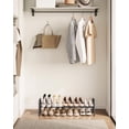 thumbnail image 2 of Expandable Shoe Rack, 1 Tier Shoe Rack Shelf, Adjustable Shoe Organizer Storage for 10 Pairs of Shoes, Metal Free Standing Shoe Racks for Closet, Front Door Entryway, Easy Assembly, Ink Black, 2 of 7