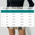 thumbnail image 2 of Perfectbot Women's High Waist Plaid A-Line Mini Skirt - Wool Blend Bodycon Elegant Fall Spring Casual Skirt, 2 of 5
