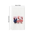 thumbnail image 3 of huayou 4th of July Patriotic Theme Towel, 15.8x23.6 Inch Red White Blue Prints Towel, Soft Quick Dry Towel for Party, Bathroom, Kitchen, 3 of 6