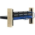 thumbnail image 3 of NavePoint 2U Vertical Rack Rail Pair DIY Kit with Hardware, Black, 3 of 4