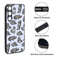 thumbnail image 2 of WIRESTER Shockproof Soft Rubber Cover Case for Samsung Galaxy S24 FE 6.7", Raccoon Funny Playful Postures, 2 of 5