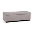 thumbnail image 1 of Simpli Home Banc de Rangement Castleford en Gris Nuage, 1 of 7