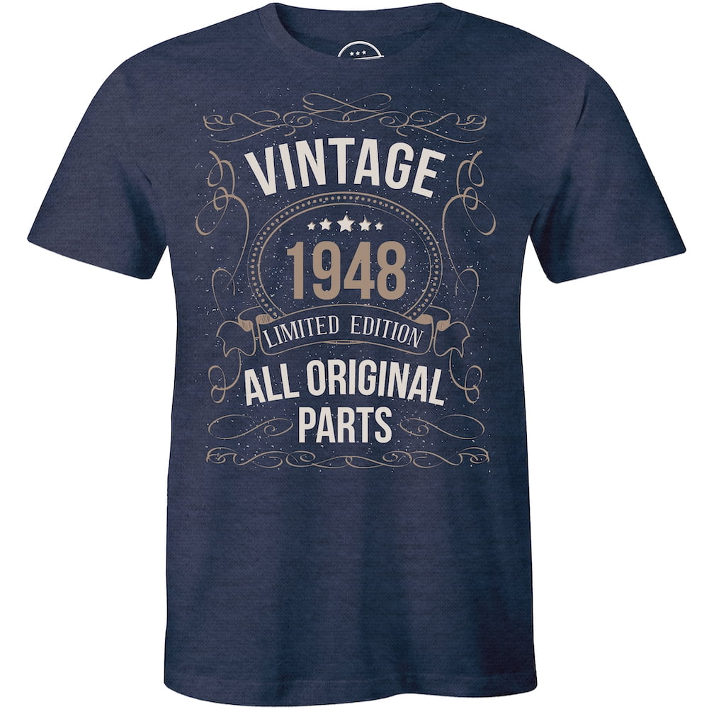 MADE IN 1949 All Original Parts T-shirt Funny Vintage Birthday Crew Sweatshirt 