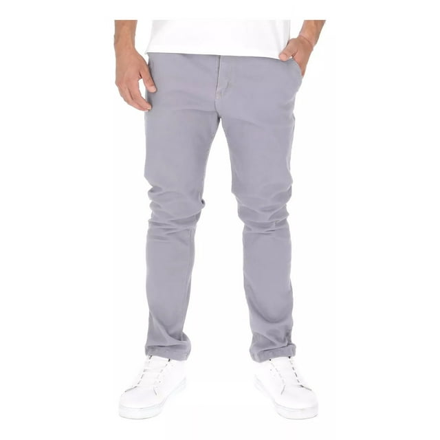 Pantalones Casuales Para Hombre De Gabardina Stretch
