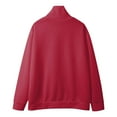 thumbnail image 5 of Women Fashion Sweatshirts Solid Turtleneck Long Sleeve Casual Warm Y2K Pullover Tops, 5 of 5