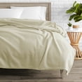 thumbnail image 3 of Bare Home Polar Fleece Bed Blanket - Lightweight - Premium Fleece - Throw, Ivory, 3 of 10