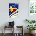 thumbnail image 3 of Art.com 1940s Swiss Rail Ski Travel poster Stretched Canvas Print Wall Art by Vintage Lavoie, 24" x 36", 3 of 4
