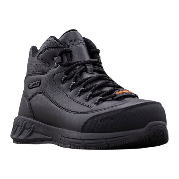 Lugz Work Men's Composite Toe Slip and Water Resistant Anti-Fatigue Swifter Work Shoes, Wide Available