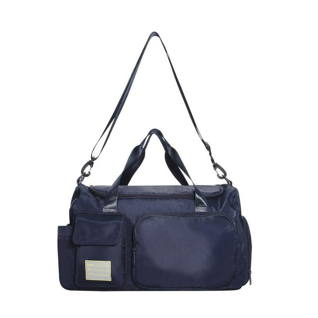 Maleta promocional con compartimento para calzado y trolley - VANIR azul 47 x 30 x 25