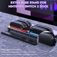 thumbnail image 3 of Charging & Storage Station for Switch 2 2025/Joy Con, 4-in-1 Charger Stand with 8 Game Card Slots, Foldable Portable Design, Charges 4 Joy Con2 Simultaneously with LED Indicator, 3 of 6