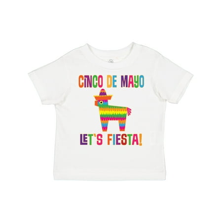

Inktastic Cinco De Mayo Pinata Lets Fiesta Gift Toddler Toddler Girl T-Shirt