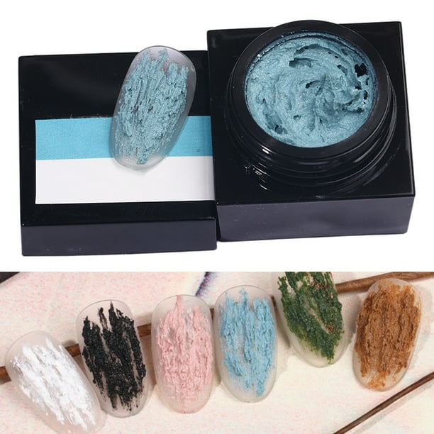 Moda 3D Tallado es de uñas DIY Manicura Nail Escultura Diseño de arte de uñas Tallado Pintura Uñas para decoración artístic , Azul Baoblaze Geles para tallar