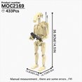 thumbnail image 1 of MOOXI Most Complete Space Wars Droid Spider Bot Sentry Adult Building Block Set MOC Brick Model Kit DIY Diorama Toy For Boy Gift,MOC2169, 1 of 13