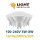 thumbnail image 2 of Foco LED directo de fábrica, lámpara halógena MR16 GU10, 3W-8W, 110V, 220V, 3000K-6000K, adecuada para cocina de estudio en lugar de 100W, 2 of 4