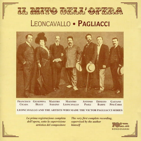 Carlo Sabajno - I Pagliacci - Music & Performance - CD
