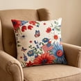 thumbnail image 4 of Throw Pillow Cover, Sofa Cushion Cover, 250th Anniversary Themed Patriotic Printed Exterior with Textile, for Living Room Ornament, Indoor Sofa Decor, Home Holiday Layout, 4 of 7