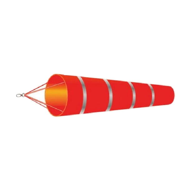 Bolsa impermeable para calcetines de medición de dirección del viento con cinturón reflectante para rojo y gris Cola Calcetín de viento al aire libre