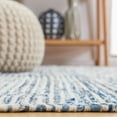 thumbnail image 4 of SAFAVIEH Kilim Sharlene Striped Area Rug, Blue/Ivory, 4' x 6', 4 of 10