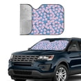 thumbnail image 3 of Kdxio Orchids Flowers Print Front Windshield Sun Shade,Folding Auto Sunshade for Car Truck SUV-Small, 3 of 7