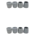 thumbnail image 3 of maskred 4 Pieces Ferrule Rubber Crutch Bottom Gray Tips End Protector Style A 2Set, 3 of 6
