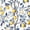 Yellow Blue White, variant on Erosebridal Vintage Lemon Citrus Slice Zipper Queen Comforter Set with Fitted Sheet and 2 Pillowcases,Vertical Vine Twig Zipper Bedding Set,Yellow Blue Beige,Reversible