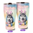thumbnail image 2 of Happy Easter Siberian Husky with Bunny Ear Headband and Flowers 30oz Stainless Steel Tumbler Insulated Cup with Lid Husky Dog Lover Gifts - 13001, 2 of 5