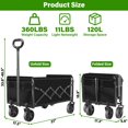thumbnail image 2 of Carro plegable FFQ de alta resistencia, capacidad de carga de 163 kg, 2 of 8