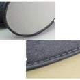 thumbnail image 4 of GOOHOCHY 4 pares de pantuflas desechables para hombre, portátiles y plegables, ideales para viajes y hoteles (grises), 4 of 8