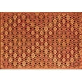 thumbnail image 1 of Ahgly Company Indoor Rectangle Abstract Orange Contemporary Area Rugs, 3' x 5', 1 of 1