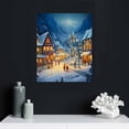 thumbnail image 4 of COMIO  Christmas Canvas Wall Art for Wall Decor - Christmas Town Paintings Print On Canvas HD Giclee Artwork Ready to Hang, 4 of 4