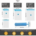 thumbnail image 2 of Counter-Current Air Technology Vacuum Storage Bags, Compression Bags for Household & Travel, 2 of 5