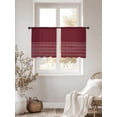 thumbnail image 3 of Red Striped Sheer Curtains for Living Room Bedroom Vintage Stripes Ombre Sheer Curtains 54 Inch Long 2 Panels Set Light Filtering Curtain Window Treatments Drapes for Dining Room, 3 of 7
