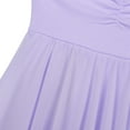 thumbnail image 1 of Aislor Robe de Danse Ballet Dos Croisé Solide pour Filles Enfants Costume de Danse Lyrique Moderne Lavande L, 1 of 8
