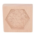 thumbnail image 1 of Moule à biscuits en bois de hêtre réutilisable et lavable pour la cuisine et la pâtisserie., 1 of 4