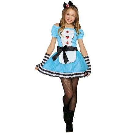 Tween Miss Wonderland Costume for Kids