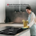 thumbnail image 6 of Gasland Chef 36 in. NG/LPG Convertible Gas Cooktop in Porcelain Enamel with 5-Burners, 6 of 7