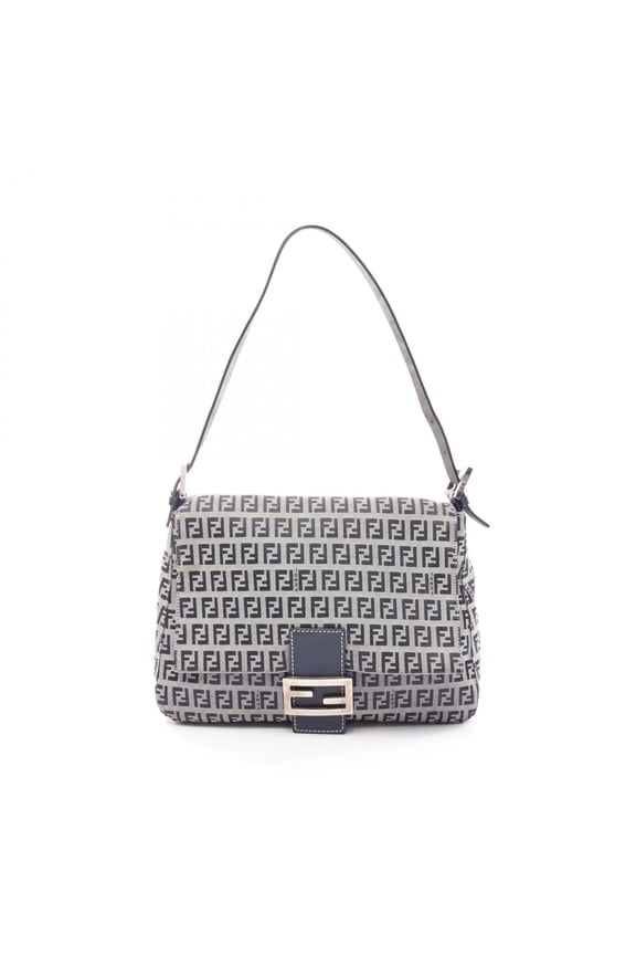 Pre-Owned Fendi Mamma Bucket Zucchino Shoulder Bag/Handbag, Canvas and Leather, Women's,...