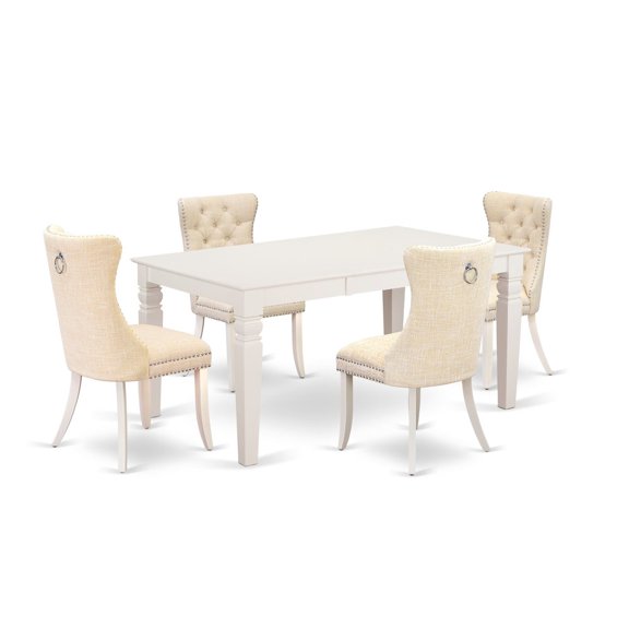 East West Furniture 5 Piece Dinette Set