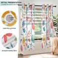 thumbnail image 3 of Yayeee Window Curtains Light Filtering 63"x42" Grommet Panel Pair Home Living Room Decor, Cute Easter Eggs, 3 of 7