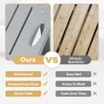 thumbnail image 5 of Banc de Douche pour Intérieur de Douche, Tabouret de Douche HDPE pour Raser les Jambes Chaise de Douche avec Étagère de Rangement/poignée, Siège de Douche Imperméable pour Salle de Bain, SPA, Utilisation Intérieure Ou Extérieure, 5 of 5