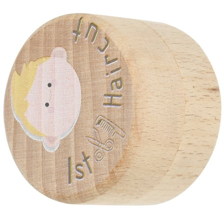 Wooden Keepsake Box for First Haircut Storage Baby for Kids