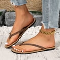 thumbnail image 7 of Agkizg Womens Beach Flip Flops, Thong Sandals, Solid Color Vintage Style Flat Flip-Flops Comfortable Open Toe Thong Sandals Summer Beach Outdoor Slippers, 7 of 7