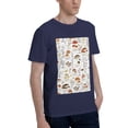 thumbnail image 2 of Bingfone Mushrooms And Butterflies Men'S Loose Fit Short-Sleeve Pocket T-Shirt, 2 of 7