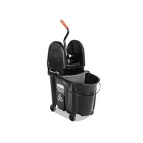 Executive WaveBrake Down-Press Mop Bucket Black 35 Quart